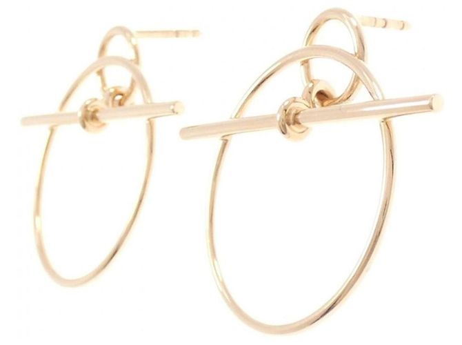 Hermès Pendientes Hermes Echappet Dorado - vista 2