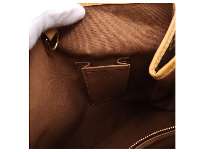 Bolsa Louis Vuitton Monogram Batignolles Horizontal Marrom Bege - vista 10