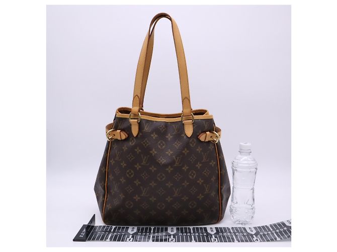 Bolsa Louis Vuitton Monogram Batignolles Horizontal Marrom Bege - vista 3