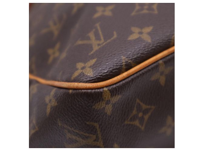 Bolsa Louis Vuitton Monogram Batignolles Horizontal Marrom Bege - vista 7