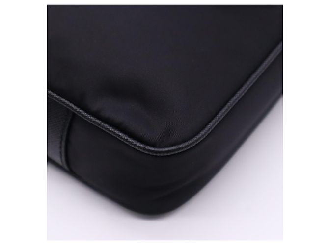Borsa a tracolla Prada Re-Nylon Saffiano Nero - vista 4