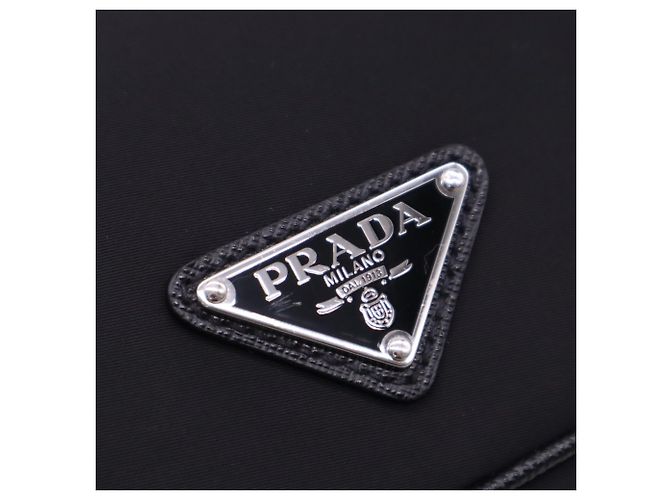 Borsa a tracolla Prada Re-Nylon Saffiano Nero - vista 5