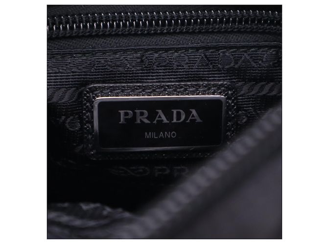 Borsa a tracolla Prada Re-Nylon Saffiano Nero - vista 7