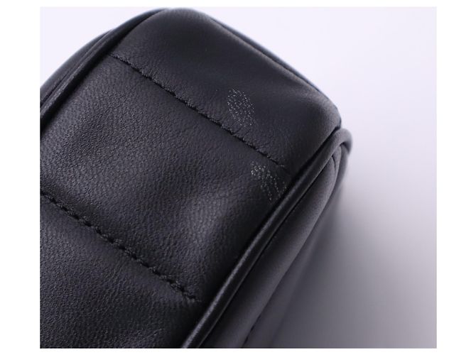 Céline CELINE Matelassé Monochrome Schultertasche Schwarz - Ansicht 11