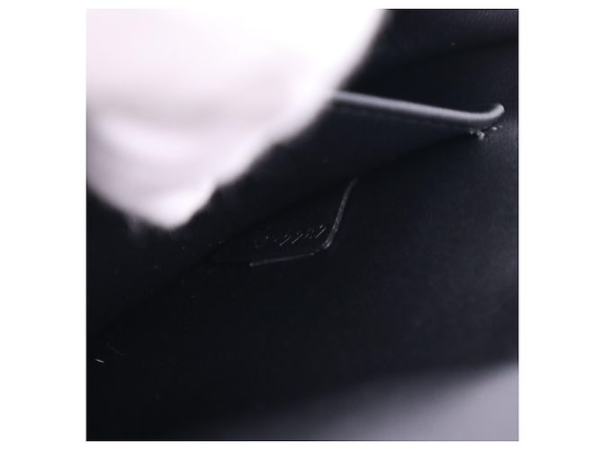Céline CELINE Matelassé Monochrome Schultertasche Schwarz - Ansicht 17