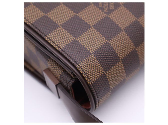 Borsa a tracolla lunga Louis Vuitton Damier Tribeca Marrone Beige - vista 10