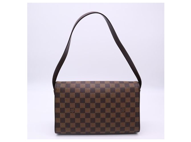 Borsa a tracolla lunga Louis Vuitton Damier Tribeca Marrone Beige - vista 2