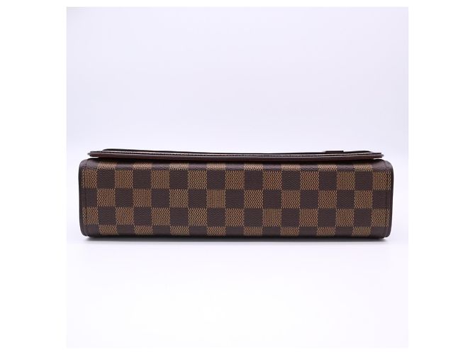 Borsa a tracolla lunga Louis Vuitton Damier Tribeca Marrone Beige - vista 7