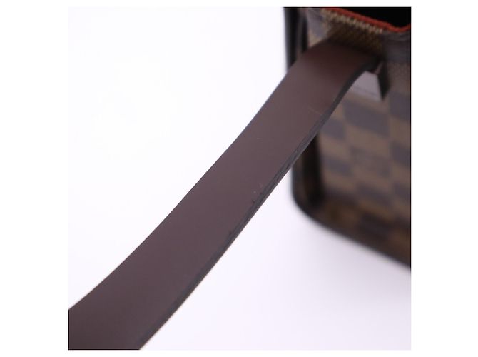 Borsa a tracolla lunga Louis Vuitton Damier Tribeca Marrone Beige - vista 8