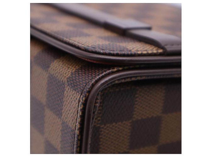 Borsa a tracolla lunga Louis Vuitton Damier Tribeca Marrone Beige - vista 9