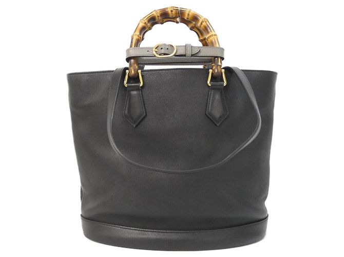 Gucci DIANA Handtasche aus Leder Schwarz - Ansicht 2