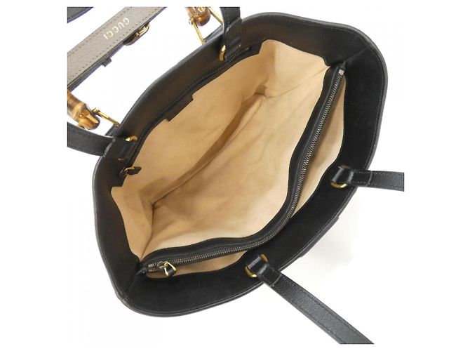 Gucci DIANA Handtasche aus Leder Schwarz - Ansicht 8
