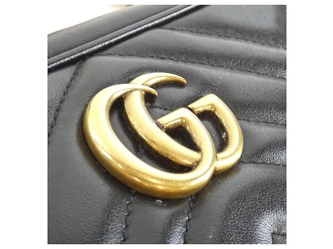Gucci GG Marmont Schultertasche Schwarz - Ansicht 5