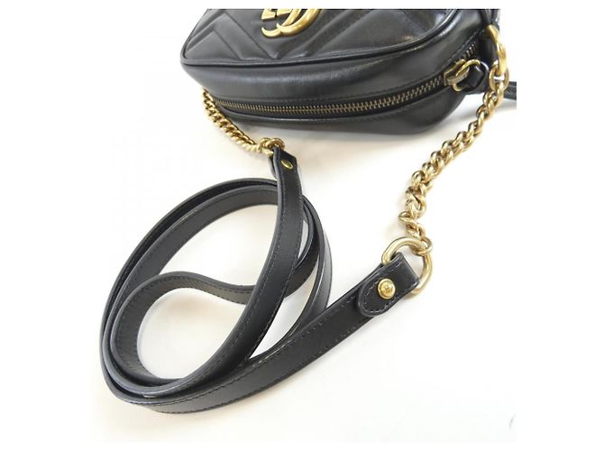 Gucci GG Marmont Schultertasche Schwarz - Ansicht 6