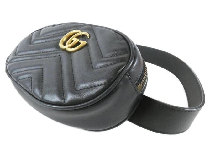 Borsetta da vita Gucci Gigi Marmont Nero - vista 3