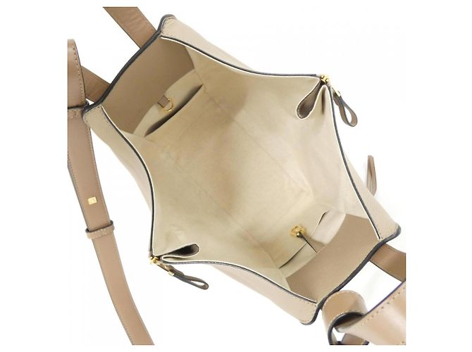 Bolsa de Ombro Loewe Hammock Small Bege - vista 7