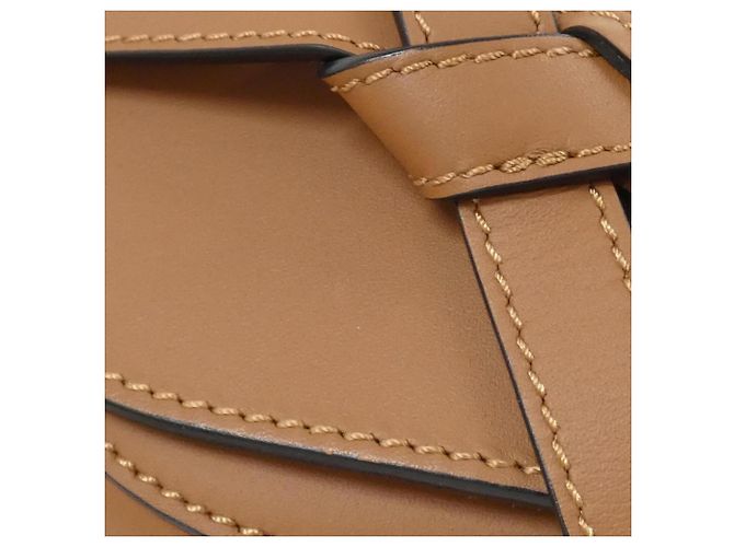 Bolsa de Ombro Loewe Gate Dual Mini Bege - vista 4
