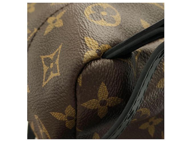 Mochila Palm Springs PM Monogram Reverse Louis Vuitton Castaño Monograma - vista 3