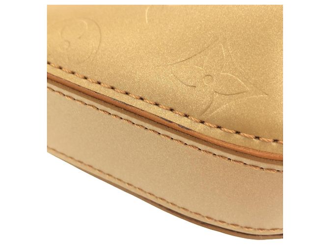 Borsa a tracolla Louis Vuitton Monogram Matte Fowler Argento Arancione - vista 3