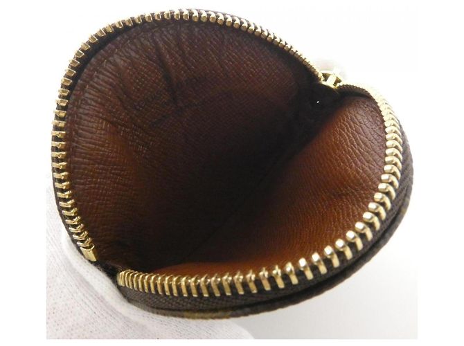 Louis Vuitton Monogram Porte Monnaie Long Wallet/Coin Case Castaño - vista 2