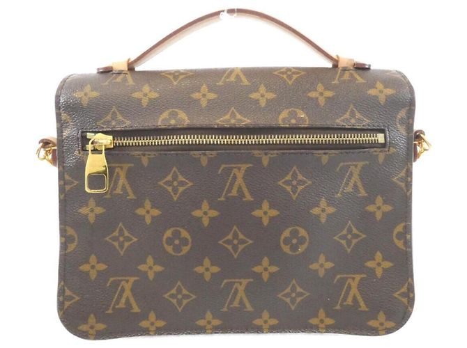 Bolsa Louis Vuitton Monogram Pochette Métis MM Marrom Monograma - vista 2