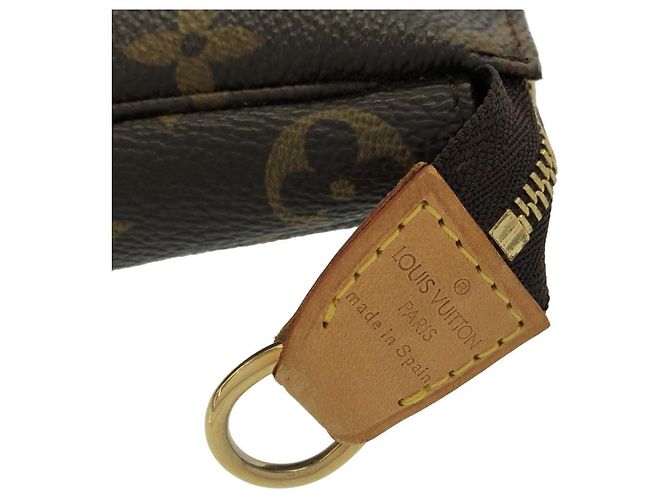 Louis Vuitton Monogram Accessoire-Tasche Braun Monogramm - vue 4