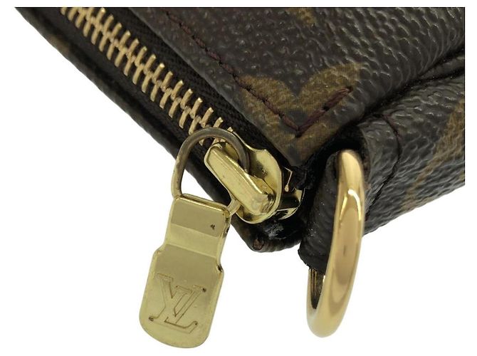 Louis Vuitton Monogram Accessoire-Tasche Braun Monogramm - vue 5