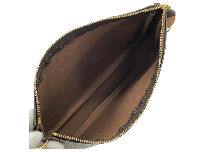 Louis Vuitton Monogram Accessoire-Tasche Braun Monogramm - vue 7