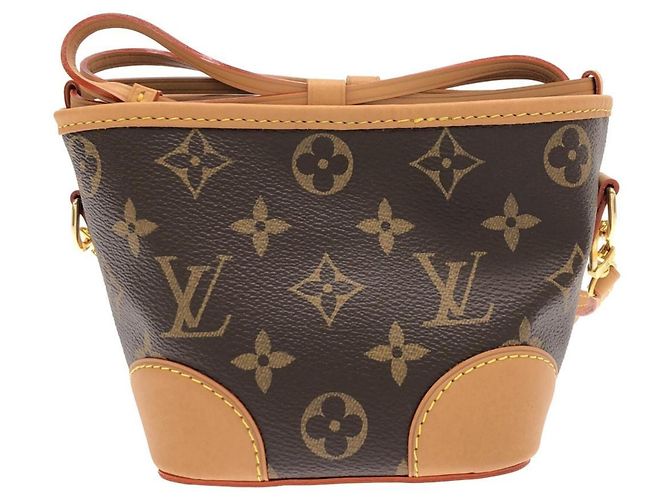 Noe Borsa a tracolla Louis Vuitton Monogram Noé M57099 Marrone Monogramma - vista 2