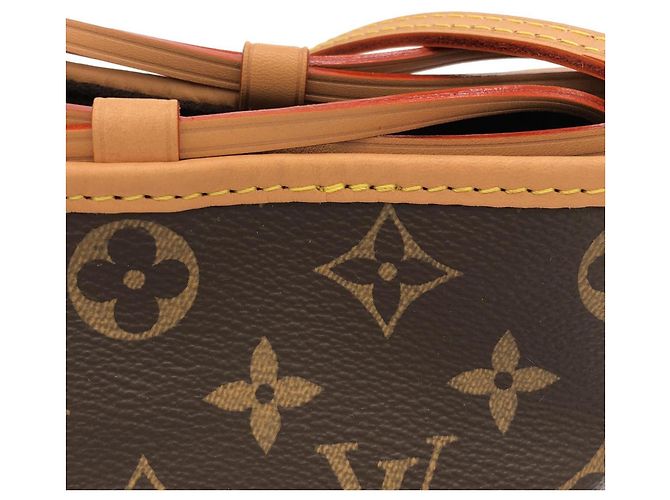 Noe Borsa a tracolla Louis Vuitton Monogram Noé M57099 Marrone Monogramma - vista 7