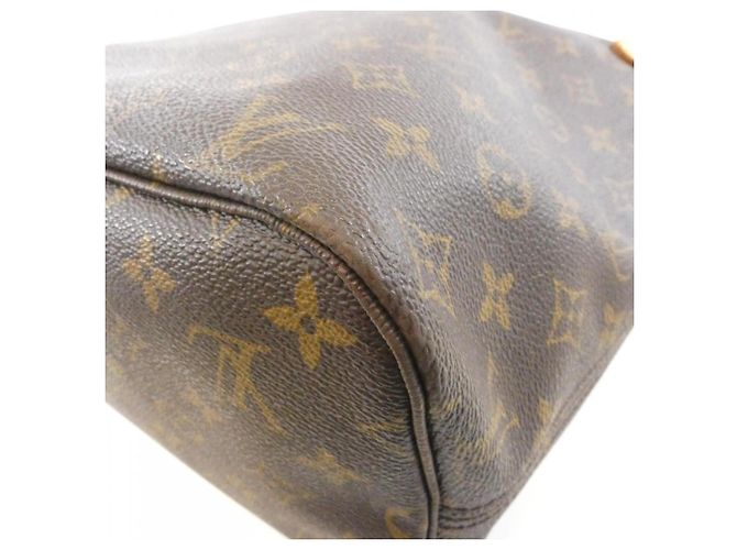 Borsa Louis Vuitton Monogram Neverfull PM Marrone Monogramma - vista 2