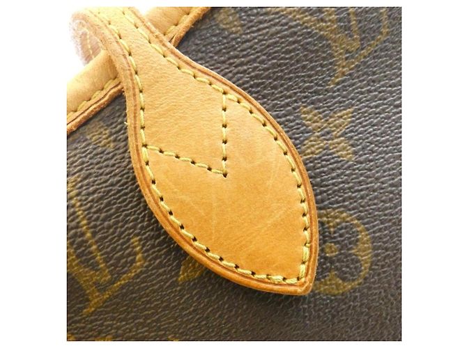 Borsa Louis Vuitton Monogram Neverfull PM Marrone Monogramma - vista 4