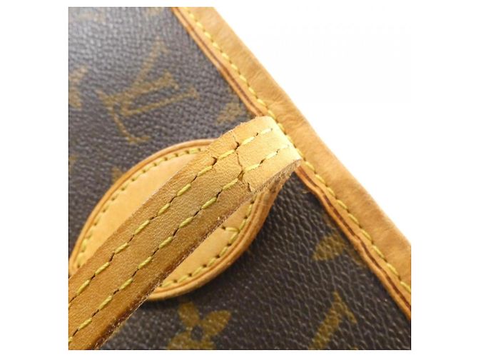 Borsa Louis Vuitton Monogram Neverfull PM Marrone Monogramma - vista 7