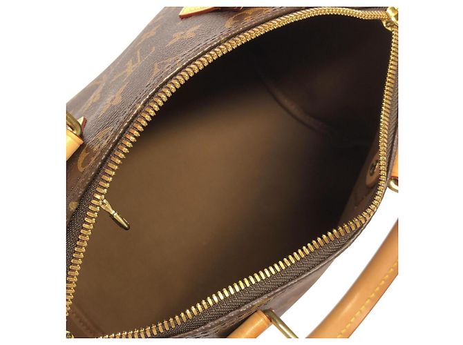 Borsa Boston Louis Vuitton Monogram Speedy Bandoulière Marrone Monogramma - vista 5