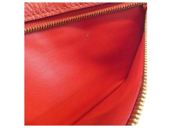 Louis Vuitton Monogram Empreinte Portefeuille Pont Neuf M61831 Wallet Rosso - vista 10