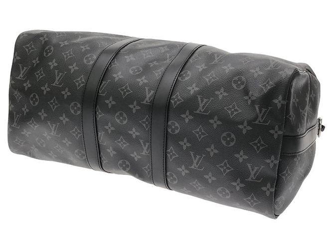 Louis Vuitton Monogram Eclipse Keepall Bandoulière 45cm Noir Monogramme - vue 2