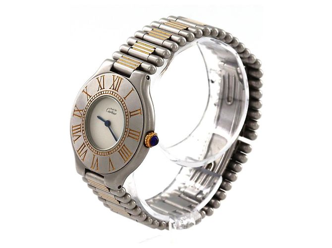 Reloj de pulsera Cartier Must 21 LM Two-Tone Quartz - vista 2