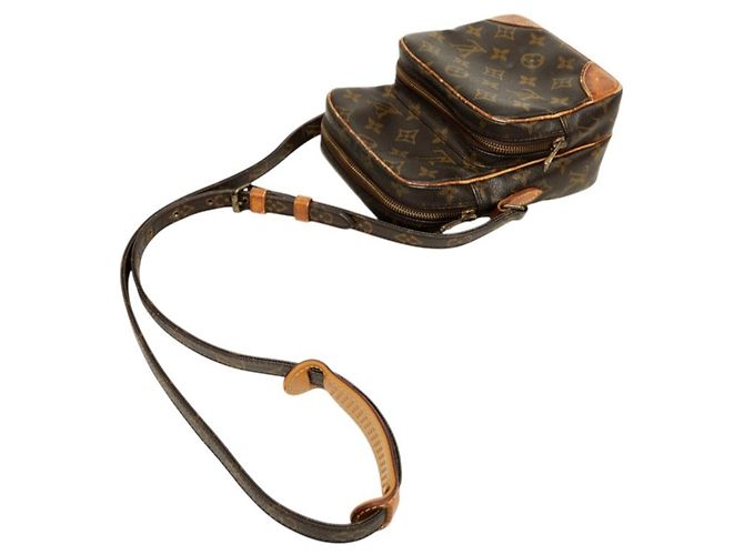 Bolso bandolera Louis Vuitton Monogram Amazon Castaño - vista 11