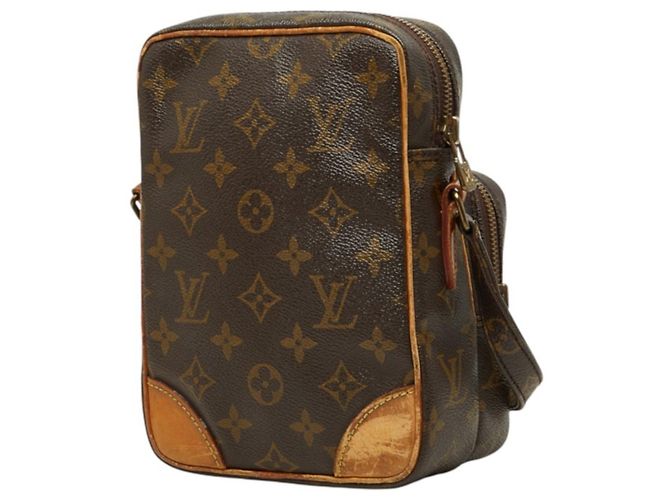 Bolso bandolera Louis Vuitton Monogram Amazon Castaño - vista 2