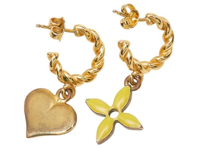 Louis Vuitton Boucle d'Oreilles Sweet Monogram Earrings D'oro - vista 3