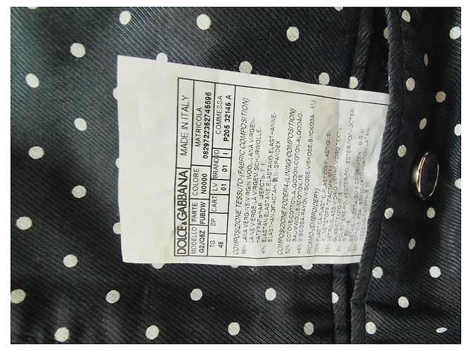 Dolce & Gabbana Black Wool Blend Blazer with Guitar Embellishment - view 8
