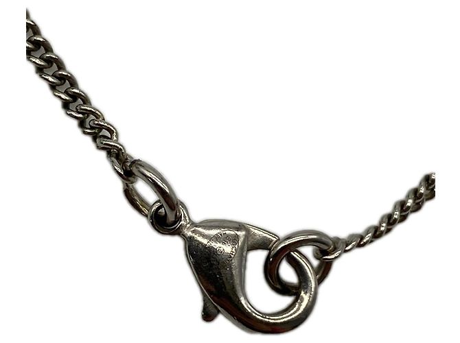 Chanel Coco Mark Flower Halskette Silber - Ansicht 2