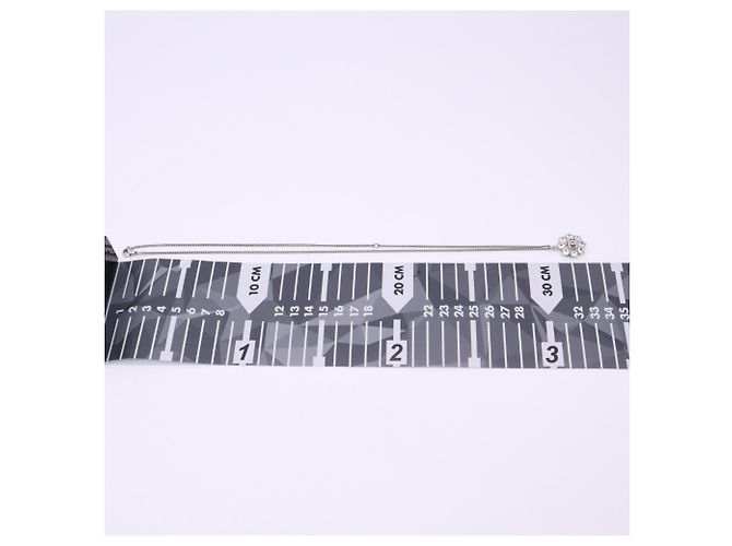 Chanel Coco Mark Flower Halskette Silber - Ansicht 3