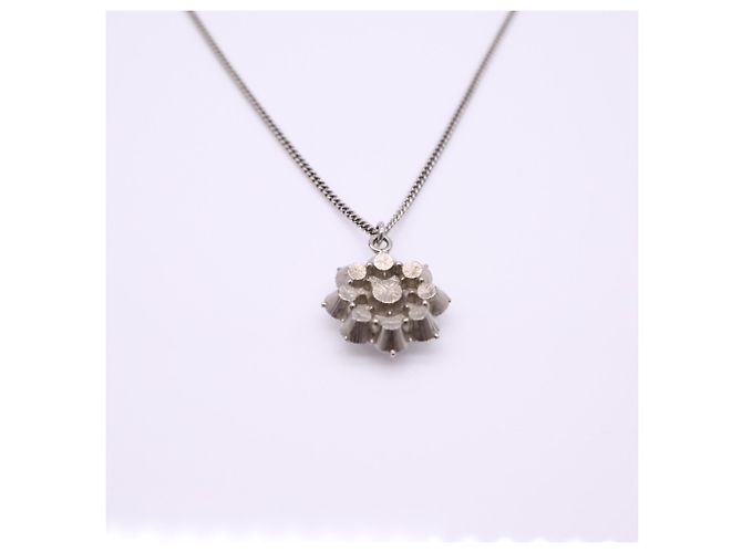 Chanel Coco Mark Flower Halskette Silber - Ansicht 5