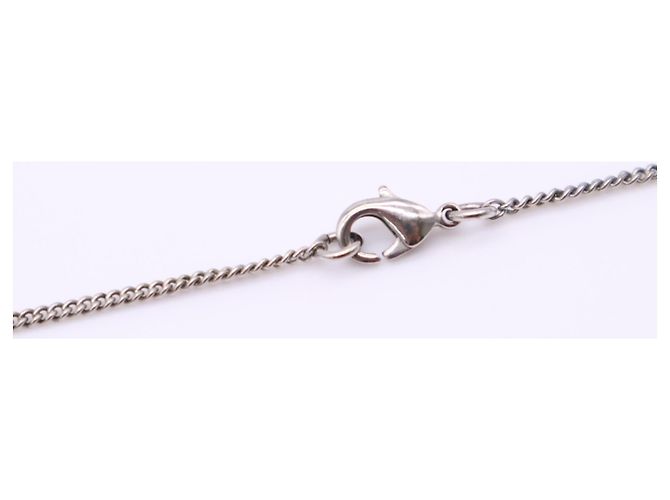 Chanel Coco Mark Flower Halskette Silber - Ansicht 9