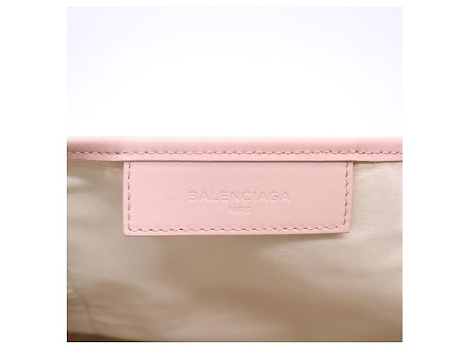 Borsa Balenciaga Cabas S 339933 Navy Rosa Crudo - vista 23