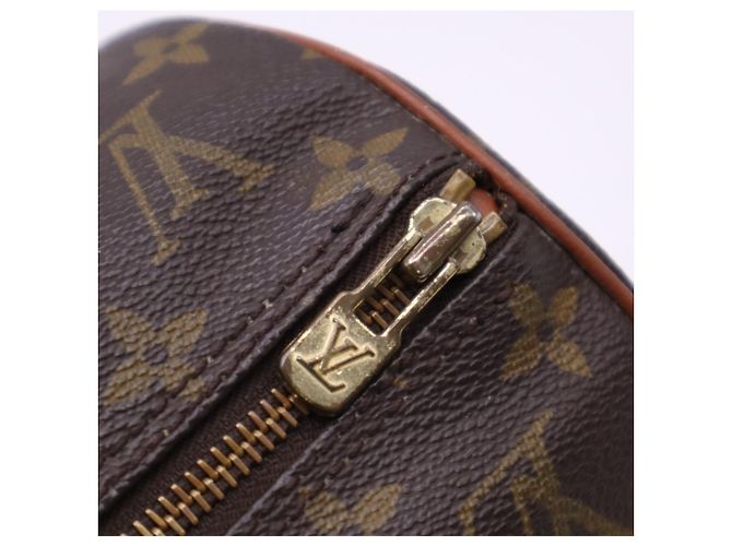 Bolso Louis Vuitton Monogram Papillon 30 Castaño Beige - vista 13