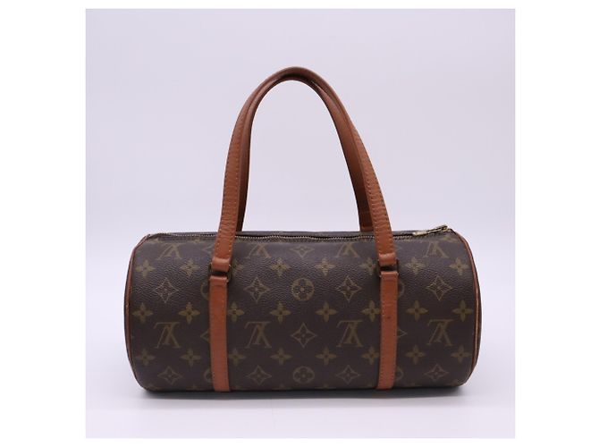 Bolso Louis Vuitton Monogram Papillon 30 Castaño Beige - vista 2