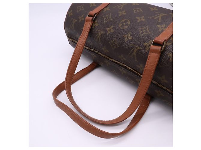 Bolso Louis Vuitton Monogram Papillon 30 Castaño Beige - vista 8