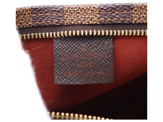 Louis Vuitton Damier Make-up Tasche Braun Beige - Ansicht 13